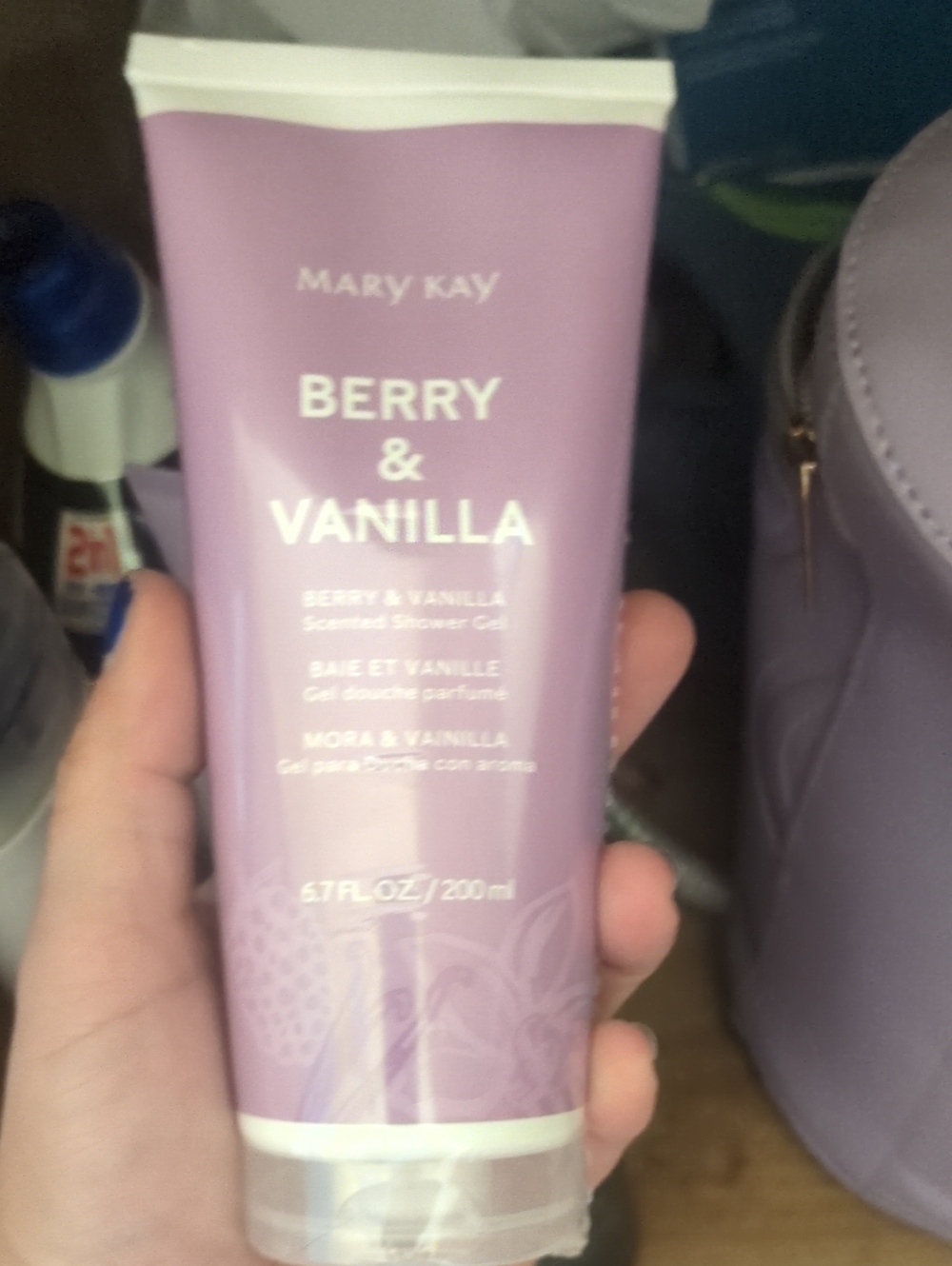 Mary Kay Berry & Vanilla Scented Shower Gel - Lavender Purple